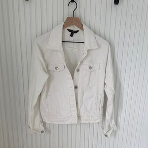 White Jean Jacket
